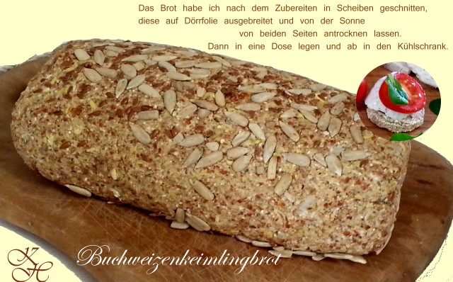 buchweizenbrot sonnenblumenkerne